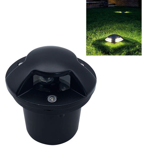Faretto LED 3W calpestabile da incasso pavimento IP65 3 fasci FE23-3W-3Luce Fredda 6400k