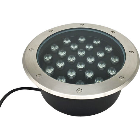 Faretto da incasso LED 24W 230v 24x1w calpestabile carrabile FE62-24WLuce Neutra Naturale 4200k