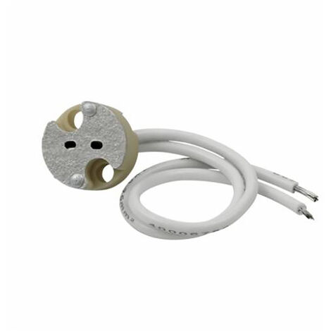 Portalampada adattatore attacco mr16 gu5.3 12v ceramica MR16-portalampada