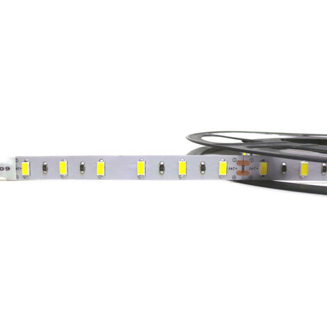 Striscia LED 5m smd5730 24V DC 72W 300LED IP20 S17-5730-24VLuce Fredda 6400k