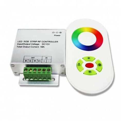 Mini Controller RF striscia Led RGB 12-24V con telecomando LEDme