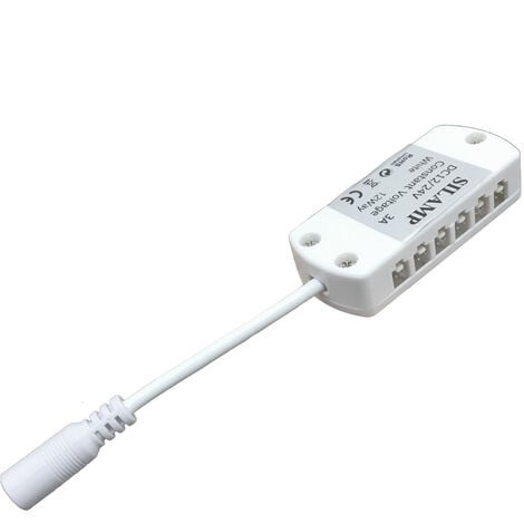 Connettore morsetto 12v per barre LED con striscia LED integrata 6 entrate  12v