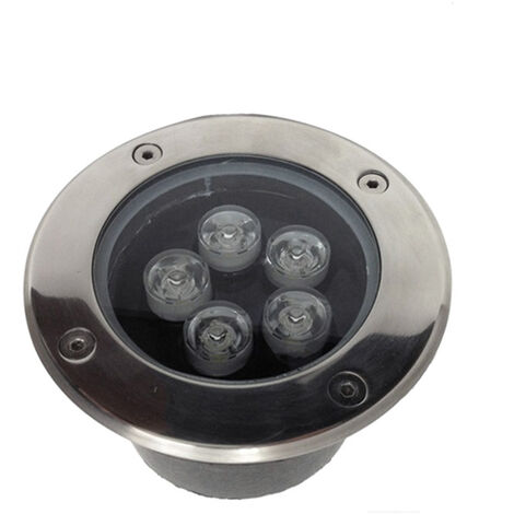 Faretto LED 5W calpestabile a incasso da esterno IP65 F.I.115-127mmLuce Neutra Naturale 4200k (1/3)