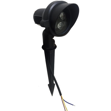 Faretto LED a picchetto 5W illuminazione esterno da giardino F101-5WLuce Neutra Naturale 4200k (1/5)