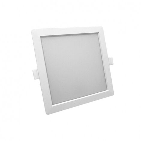 FARETTO LED DA INCASSO 16W BORDO BIANCO QUADRATO LATO 170 MM SILAMPLuce Fredda 6400k