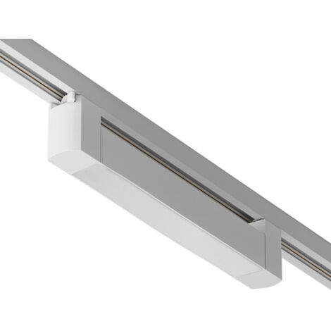 Barra a LED 20W Bianca diffusore opaco binario monofase BARLED-MONO-20W-BIANCOLuce Calda 3000k (1/5)