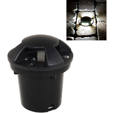 Faretto LED 3W calpestabile da incasso pavimento IP65 4 fasci FE26-3W-4Luce Fredda 6400k