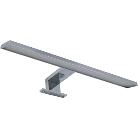 Lampada Applique Led 12w Da Bagno Specchio Argento Silamp B112-12wLuce Neutra Naturale 4200k