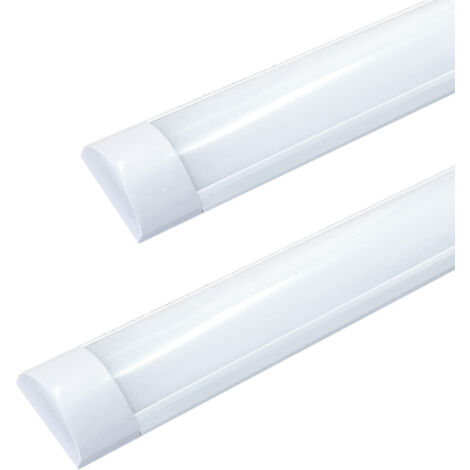 Plafoniera LED 150cm 60w 220v smd bordo a lato bianco P46-60WLuce Fredda 6400k