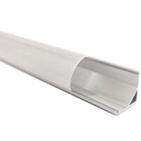 Profilo Alluminio Angolare 2m per Striscia led BARRA-2-2M MINIMO ORDINE 5 PZ