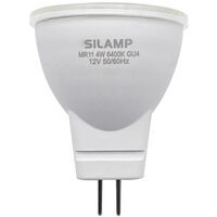 Lampadina LED 4w 12v DC corrente continua faretto spot GU4 MR11-12V-4WLuce Fredda 6400k