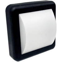 Lampada Applique LED 4w nera quadro 220v IP65 illuminazione esternaLuce Neutra Naturale 4200k