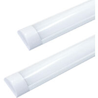Plafoniera LED 150cm 60w 220v smd bordo a lato bianco P46-60WLuce Fredda 6400k