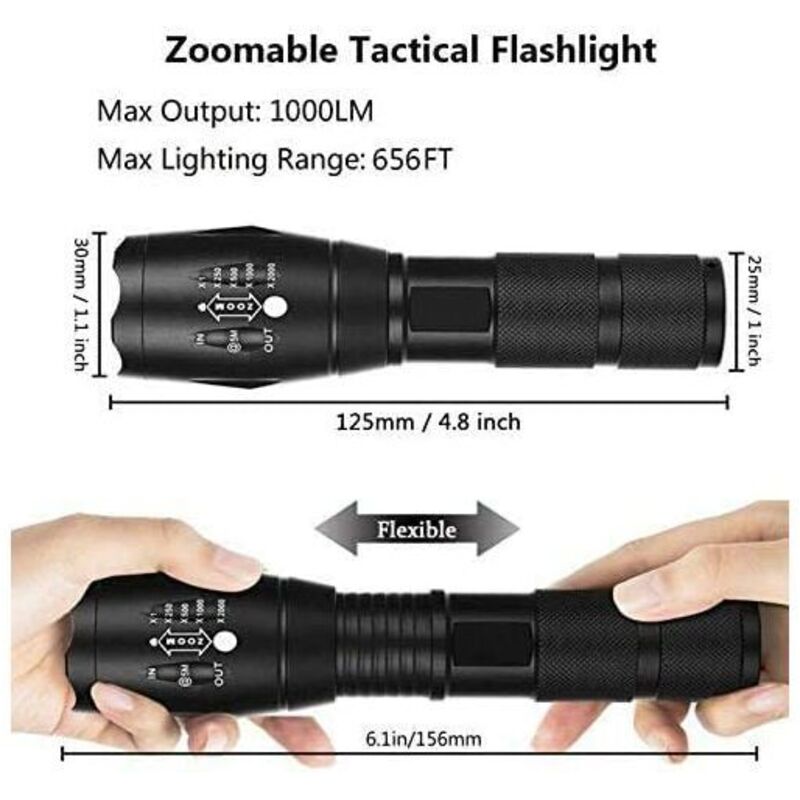 2x Lumières LED Clip Course Nuit - Rechargeable USB, 4 Modes, Sécurité Running Nocturne - Clip Ceinture Ou Sac