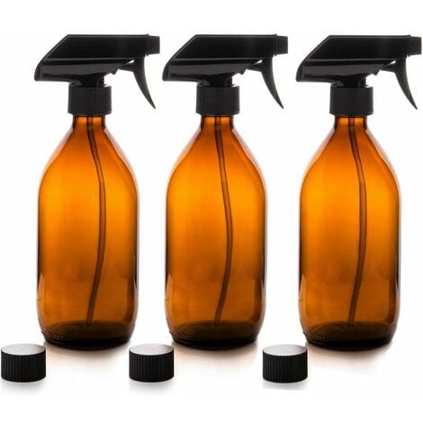 Bouteille de potion de pulvérisation d'huile essentielle d'abat-jour en  verre brun domestique (500