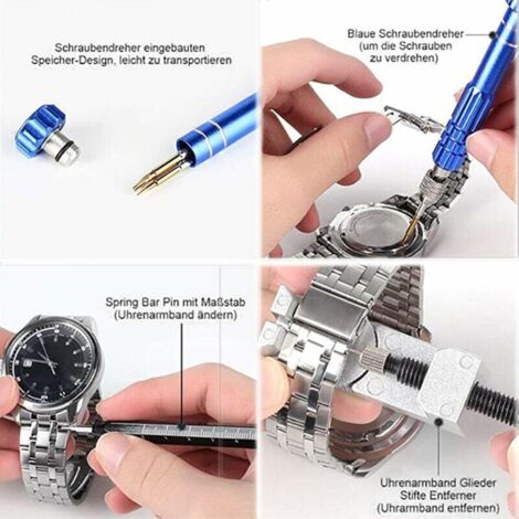Outil de réparation de montres Kit de réparation de montres (120