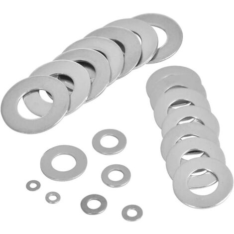 800 pièces en boîte M2-M12 matériel de remplacement de joint de rondelle plate en acier inoxydabledurable
