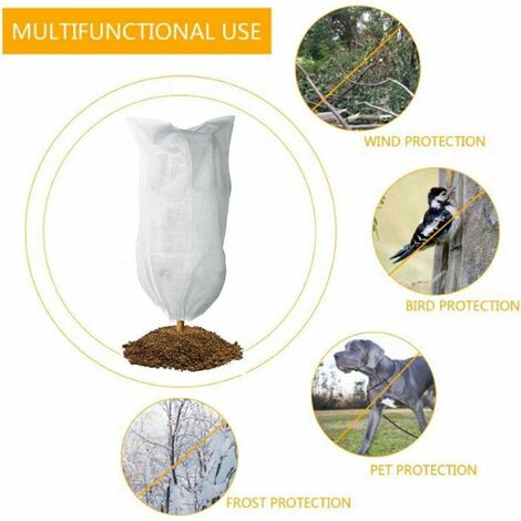Housses Hivernales Pour Plantes - Lot De 2, 120x180 Cm - Protection Gel, Vent - Fermeture Zip