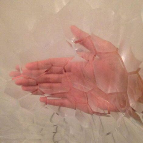 Rideau De Douche EVA Épais Transparent Étanche Résistant À La Moisissure Rideau De Salle De Bains - 120 x 180cm