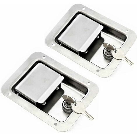 10 Inch Hook And Eye Latch Gray Cabin Patio Door Hook And Eye White 2pack  Stainless Steel 250mm Heavy Duty Cabinet Latches For Door Gate Window  Closet