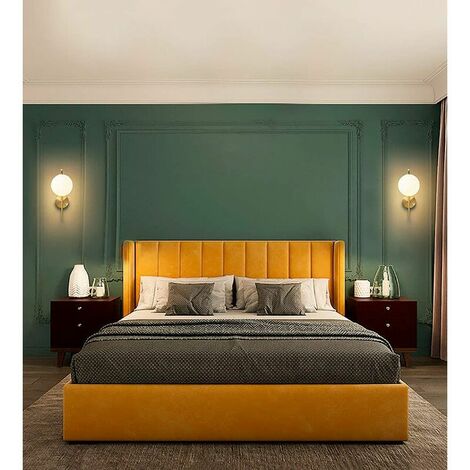 Lampe Murale De Créativité Moderne Avec Abat-Jour En Verre Boule, E27 Fini Doré Appliques Murales Luminaire Personnalité Montage Mural Lumière Pour Chambre Salon Couloir Art Mural