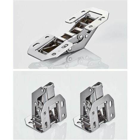 12Pcs Charnières Porte Placard, Charniere Porte Cuisine, 90°Charniere Meuble,Charnière Invisible, Faites Correspondre la vis , Convient aux portes D'armoires,Portes d'armoires de Bureau