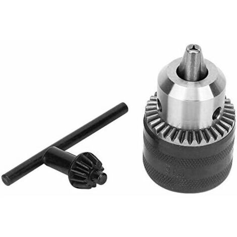 B16 de 1.5-13MM Mandrin , Accessoires pour perceuses Mandrins de Perceuse Changement Rapide Mandrin Avec Clé Adaptateur d'outil de fraisage d'adaptateur