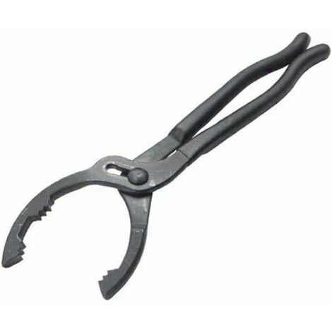 Pince réglable pour filtre à huile - Clé à filtre à huile réglable - Outil  de retrait en acier au carbone - 25,4 cm/30,5 cm - Outils de réparation