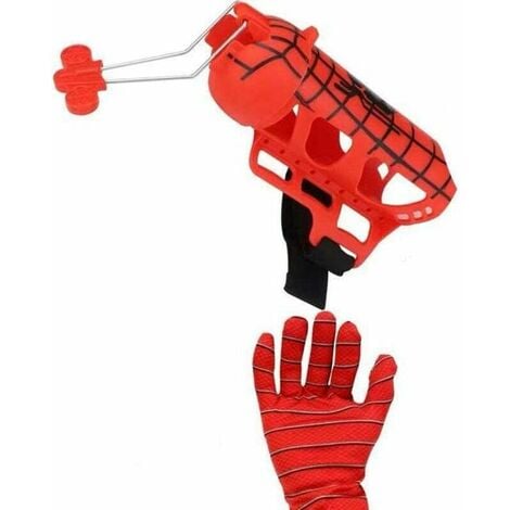 Lance toile Spiderman avec gant - Spider Shop