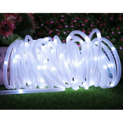 Guirlande Solaire Lierre 12m 100 LED | 8 Modes | Étanche IP44 | Décoration Jardin Extérieur