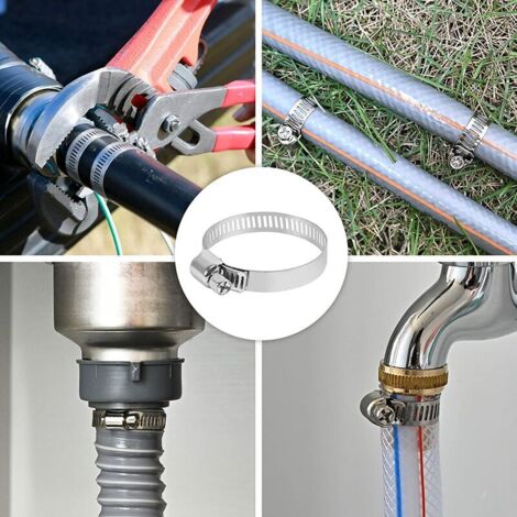 Colliers De Serrage, Colliers De Serrage En Acier Inoxydable 304 Colliers De Serrage Reglables Colliers De Serrage En Acier Inoxydable 92002573