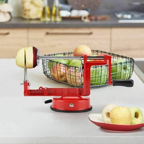 Coupe en Spirale Coupe-Pomme de Terre Coupe-Frites en Acier Inox, éplucheurs de Pommes de Terre Fruit Carottier Remuer Trancheuse Coupeur, Machine à Copeaux pour Pommes de Terre, Chips Tornade