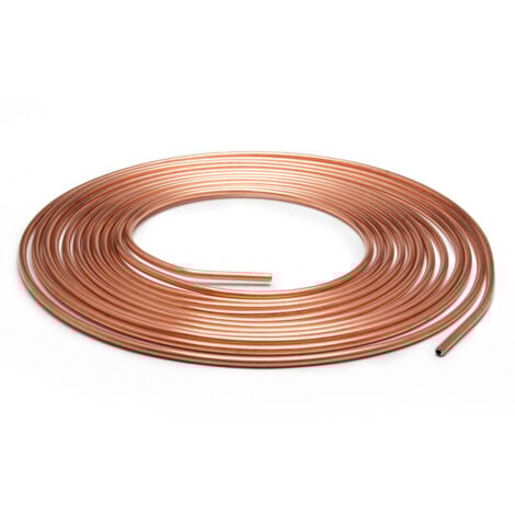 Bobine de tuyau de frein en cuivre-nickel et kit de montage 3/16 OD 25 pi rouleau de bobine