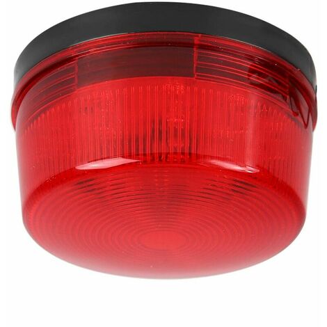 Haute 15 LED rouge stroboscopique d'urgence clignotant signal d'avertissement de trafic lumière clignotante pour lumière d'alerte intérieure ou utilisation de nouveauté(24V)