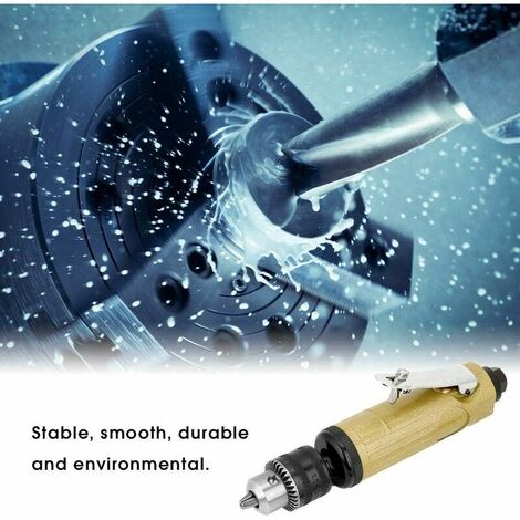 Perceuse Pneumatique Droit à Grande Vitesse Outil de Forage Pneumatique Perceuse Pneumatique 25000rpm
