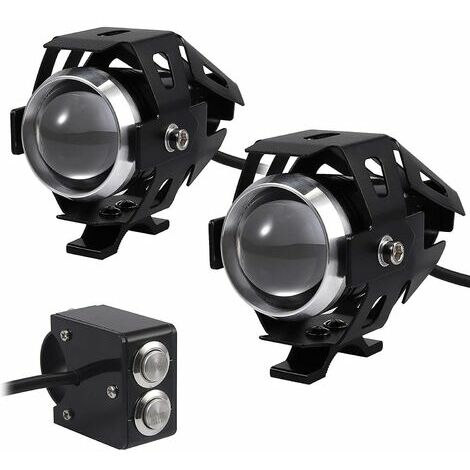 Projecteur Additionnel LED RMS 12V 15W - 720 Lumen 6000K Blanc Froid - Pour Moto/Quad - Neuf