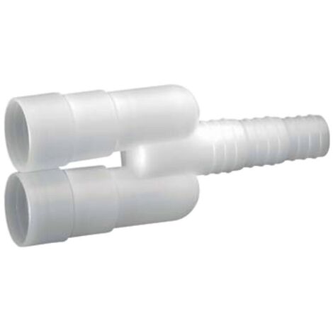 VIOKS Adattatore per tubo di scarico/tubo di scarico, 18 mm, diametro per lavatrice e tubo dell'acqua, connettore/adattatore di scarico per lavastoviglie, ecc