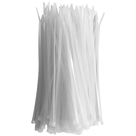 Kinzo 72105 - Fascette fermacavo, confezione da 100 pezzi, 2,5 x 200 mm