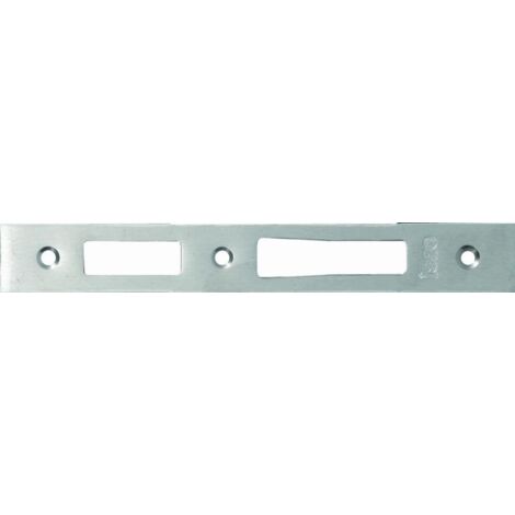 Iseo Cavers – Gâche pour crémone 180 x 24 mm – Pour pêne basculant ou crochet – Gâche non réglable – ISEO MULTIBLINDO