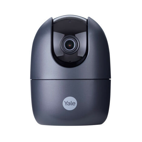 Caméra de surveillance Wi-Fi intérieure à contrôle panoramique- YALE Noir (1/7)