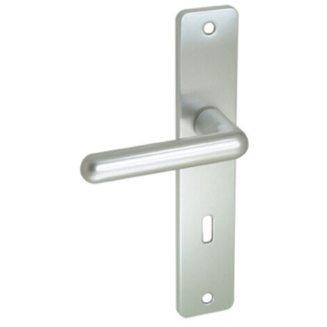 Vachette – Poignée de porte coulissante en aluminium gris argent – Entraxe 195mm – Résistance à la corrosion grade 4 – 3159150120803 (1/5)