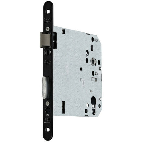 Vachette Assa Abloy D455V Serrure monopoint à larder Coffre 150mm Axe 120mm Noir brillant (1/7)