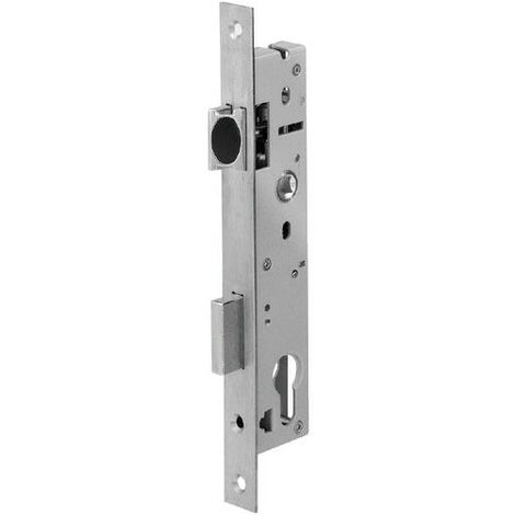 Serrure à encastrer monopoint série 2460 - STREMLER Argent 70               16,5                                        70              A Fouillot        Sans                                    Pêne d