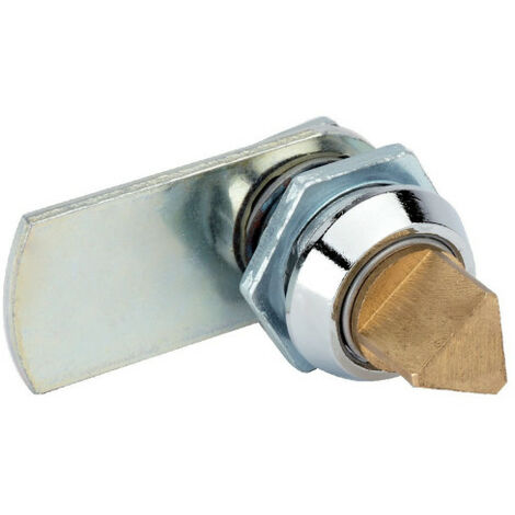 Serrure à came batteuse à barillet Argent                                                                                                          19 mm
