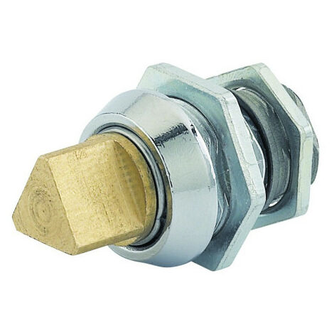 Serrure à came batteuse à barillet Argent                                                                                                          19 mm