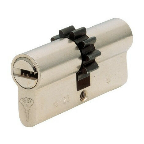 Mul-T-Lock – Cylindre de serrure double européen 33 x 33 mm – Protection anti-perçage et anti-crochetage – Livré avec 5 clés réversibles