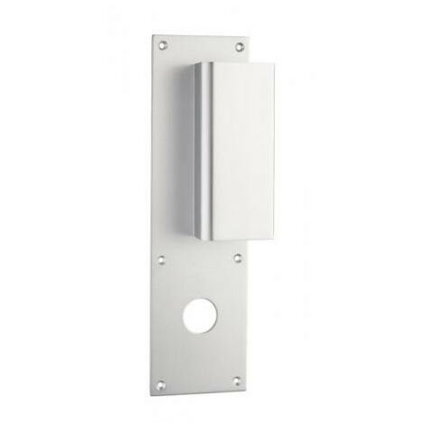 Poignée de porte palière aileron BASTILLE - ASSA ABLOY BEZAULT                                Argent                                  A visser              70              Trou de Ø 31 mm centré