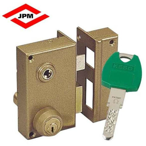 serrure verticale aslace pd.1/2t axe 65mm noir gauche assa | VM Matériaux