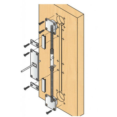 Kit accessoire complet pour renfort de porte d'armoire - KOBLENZ Multicouleur