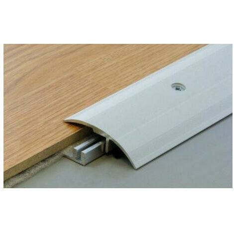 Dinac – Seuil multi-niveau aluminium 51mm – Longueur 2,7m – Socle de 0 à 20mm pour rattrapage de niveau – Fixation simplifiée - 51MMX2